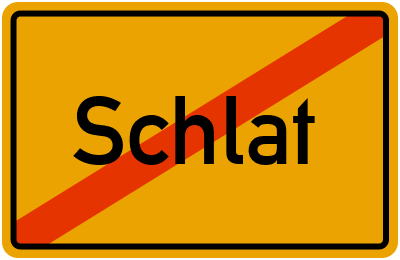Schlat.ortsausgang